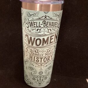 Mint Green Tumbler with Inspirational Quote